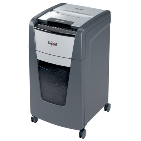 Distruggidocumenti uso frequente Optimum AutoFeed+ 300X EU Rexel P-4 60 L taglio a frammenti 4x26 mm - nero - 2020300XEU